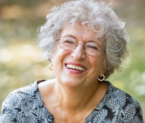 Smiling older woman